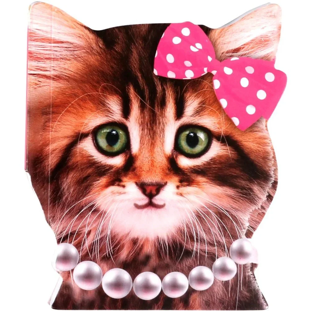Cat in a Bow with Pearls Notebook